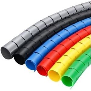 Verbinding met helix-kabels 1 meter spiraalkabel draadbeschermer buisorganizer veelkleurig meerdere maten(Blue,8mm inside diameter)