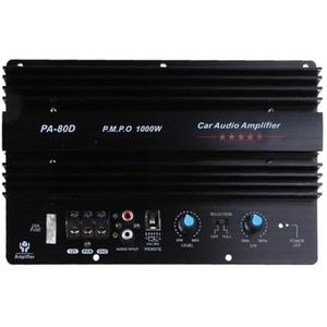 Versterker, 1000W 12V Lage Frequenties for Auto Versterker Bass Subwoofer Booster Auto Mono Eindversterker Board Ervaring Diepe bas