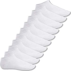 Footstar Everyday! 10 | 20 paar dames & heren sneakersokken korte sneakersokken korte sokken, wit, 35/38 EU