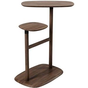 Kleine salontafel Desktop kan worden geroteerd bijzettafel Natuurlijke houten eindtafel Sofa hoek tafel/kleine tafels for de woonkamer, accent tabellen, bijzettafel for kleine ruimtes Kleine Theetaf
