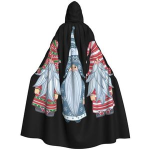 MDATT Hooded Mantel Voor Mannen, Halloween Heks Cosplay Gewaad Kostuum, Carnaval Feestbenodigdheden, Kerst Kerstman Gnome