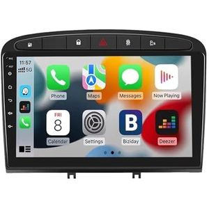 Android autoradio voor Peugeot 308 308s 408 2012-2020, 9 inch touchscreen autoradio Autoaccessoires met GPS Bluetooth FM RDS HiFi WiFi(F1 1+32G)