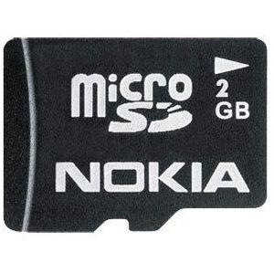 Nokia MU-37 2 GB microSD-geheugenkaart (incl. adapter op miniSD).