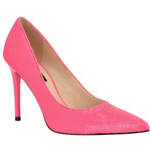 Nine West Women's Fresh Pump, Pink Sequin 661, 8