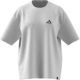adidas Mujer SOFT SIDE OVERSIZED GRAPHIC T-SHIRT, white, XXL