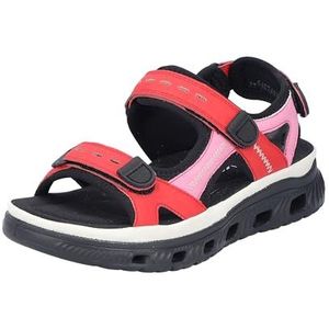 Rieker 64074 Damessandalen, rood, 37 EU, rood, 37 EU