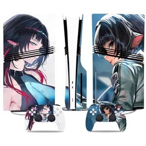 Voor PS5 PRO Skin Digital Edition Console En Controller Vinyl Cover Skins Wraps Krasbestendig, Compatibel Met Voor PS5 Digital Edition Pro 19456 Geen Schuimvorming Bubbelvrij
