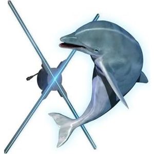 42-100CM 3D Hologram Fan LED Holografisch Reclame Display Draagbaar Ontwerp for Beurzen, Feesten En Evenementen Festivalreclamedisplay(42cm)