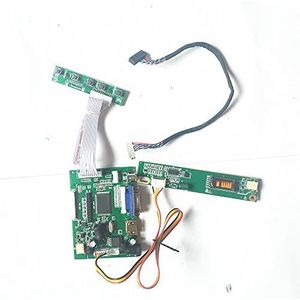 Fit LTN141X7-124 LTN141X8-L02 LTN141XC-L01 1CCFL omvormer 20Pins 1024 * 768 2AV+HDMI-compatibel+VGA LVDS controller board (LTN141XC-L01)