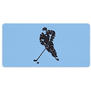 IJshockeyspeler Mode Bureau Muismat Antislip Gaming Muismat Accessoires Decor 30x60cm