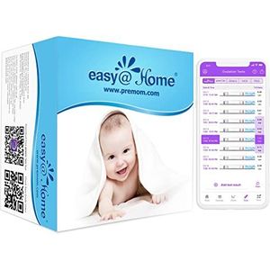 40 Easy@Home-ovulatietest: ultragevoelige LH-tests Nauwkeurige vruchtbaarheidsstrips voor vrouwen - Premom APP Ovulatievoorspeller Spaans gratis