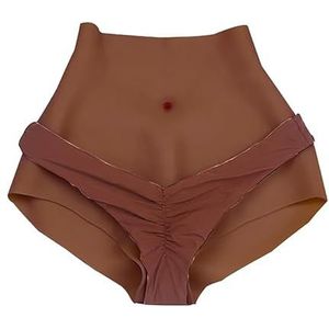 RIEZRS Crossdresser Siliconen Slipjes Hip Lift Pads Ondergoed Billen Shaper Controle Shorts Fake Butt Panty voor Drag Queens,Color 2,one size