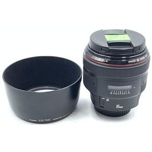 Canon Portret lens EF 85 mm F1.2L II USM voor EOS (vaste brandpuntsafstand, 72 mm filterdraad, autofocus), zwart