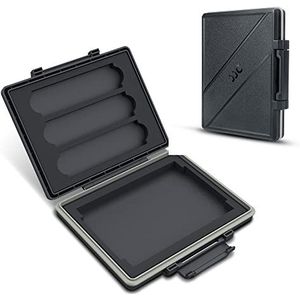 JJC Draagbare SSD beschermhoes opbergdoos waterbestendig voor 2,5 inch interne Solid State Drive x1 + NVMe M.2 2280/2260/2242/2240/2230 Solid State Drive (SSD) x3