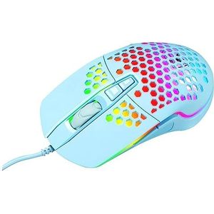 1 st holle gaming muis laptop muis laptops desktop computers bedrade muis ronde top laptop muis voor laptop computer uitgeholde muis mannen en vrouwen plastic USB-controller (kleur: blauw, maat: 11x4