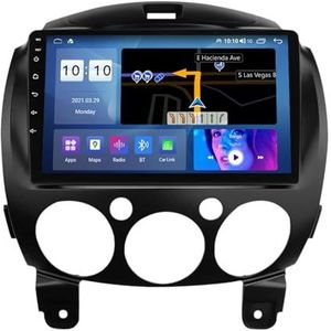 Android 12.0 Car Stereo 9 ""Touch Screen auto audio speler bluetooth stuurwielbediening Voor Mazda 2 2007-2014 auto speler Ondersteunt CarAutoPlay PIP GPS Navigatie Backup Camera (Size : 8Core WIFI+4G