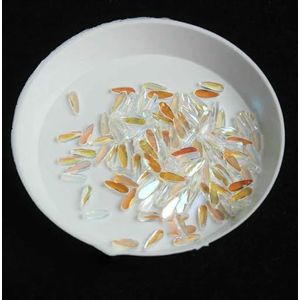 Transparante stijl Flat Back Nail Rhinestone Speciaal gevormde kristallen Nail Art Stones 3D Gepersonaliseerde decoratie-11-100st