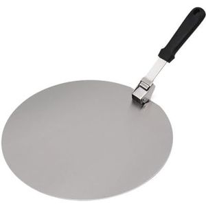 Pizza Peel Pizza Schep Spatel Plastic Ronde RVS Gebak Paddle Handvat Opvouwbare Non-Stick Cake Gereedschap Keuken Bakken Accessoires Pizza Paddle (Kleur: 10"")