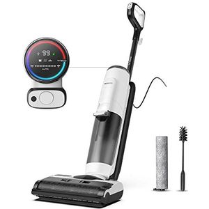 Tineco Floor One S5 Steam Smart Nat-droogstofzuiger, nat- en droogzuiger met led-display, iLoop zelfreiniging, dweilstofzuiger, stoomreiniger voor harde vloeren, geschikt voor kleverige