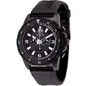 Zeno-Watch herenhorloge - PD-look Chrono Q Big Date Black&Yellow - 6478-5040Q-bk-s1-9