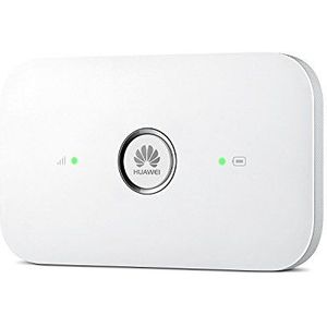 Huawei E5573C Mobiel WLAN (150 Mbps downloadsnelheid, Wi-Fi Hotspot/Router met laag stroomverbruik, SIM-kaartsleuf, tot 10 gebruikers, 1 gebruiker via USB), wit
