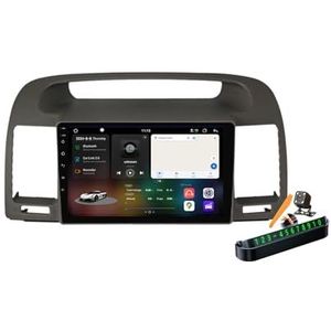 Zwart,Y400S,Auto Stereo Android 14.0 Radio Sat Nav voor Camry XLE 2000-2006 GPS Navi 9'' Cartablet Multimedia Video Player FM BT Ontvanger met Carplay 4G 5G WiFi DSP SWC