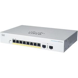 Cisco Zakelijke CBS220-8P-E-2G Smart Switch | 8-poort GE | PoE | 2x1G SFP | 3 jaar beperkte hardwaregarantie (CBS220-8P-E-2G-NL)