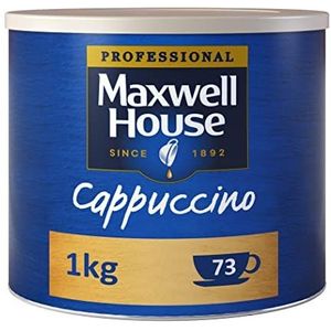 Maxwell House Cappuccino Instant Coffee - Tin 1kg (Pack van 1)