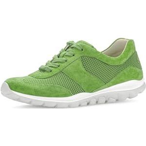 Gabor Low-Top sneakers voor dames, lage schoenen voor dames, Groen 44, 35 EU