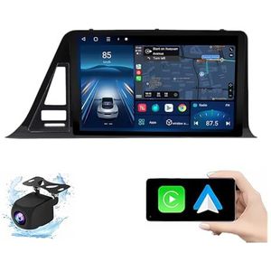 Android 14.0 2 Din Autoradio 9"" Touchscreen Auto Stereo voor Toyota CHR 2016-2020 met Draadloze Carplay Android Auto GPS navigatie AHD Omgekeerd beeld Stuurwielbediening(B,P1(1G+32G))