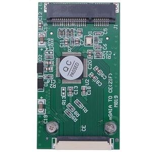 MSATA SSD naar CE ZIF Adapter Mini PCI-E mSATA SSD naar 40Pin 1.8 ""CE (ZIF) Converter Kaart voor IPOD voor Toshiba voor Hitachi HDD (Color : Only Board)