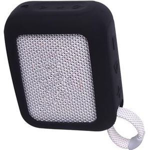 voor Jbl Go4 Audio Beschermhoes Outdoor Speaker Opslag Lege Case Zachte Siliconen Beschermhoes Anti-Drop (Zwart)