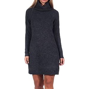 ONLY Onljana L/S Cowlnck Dress Wool Knt Noos dames Casual jurk,Grijs,L