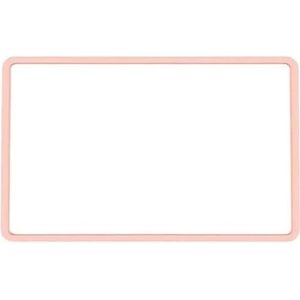 Displaybeschermfolie Voor Tesla Voor Model 3/Y Navigatie Siliconen Frame Centrale Bediening Auto Botsingspreventie GPS Navi Film(Roze)