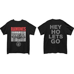 Ramones Heren Tshirt -2XL- Cage Photo Zwart