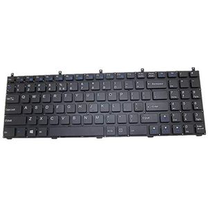 Laptop Toetsenbord Voor For CLEVO TN120R TN120T TN121T Zwart Verenigde Staten Lay-out
