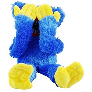 Poppy Playtime Huggy Wuggy Pluche Poppen, Horrorspel Speelgoed, Comfortabel Knuffel, Geschenken voor Kinderen en Volwassenen (Blau)