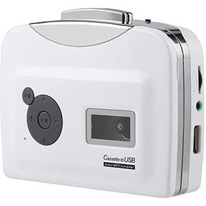 Cassettespeler - Draagbare cassettespeler USB Flash Drive Audio Muziekspeler, Cassette naar MP3-converter Cassettespeler Cassetterecorder Geschikt voor XP/Vista / 7, Plug and Play