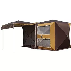 Automatische 4-persoons opzetbare uitklapbare waterdichte polyester tent, één sl Automatische 4-persoons opzetbare uitklapbare waterdichte polyester tent, één sl