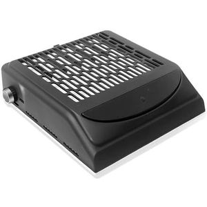 Krachtige nagelstofzuiger Professionele met herbruikbaar filter Vermindert stof Nagelsalongereedschap(MJXCQ008-Black)