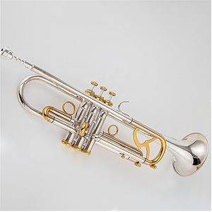 beginners trompet Student Bb Trompet B Plat Messing Verzilverd Professionele Trompet Muziekinstrumenten