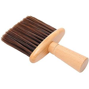 Haarknipborstel, comfortabele compacte praktische professionele kapper haarknipborstel voor kapsel trimmen scheren voor thuis salon kappersstation gebruik (bruin)