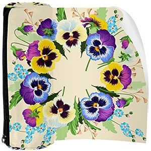 Potlood Case Phalaenopsis Orchidee Pouch Bag Pen Rits Tas voor Kantoorartikelen Reizen School Student Supplies