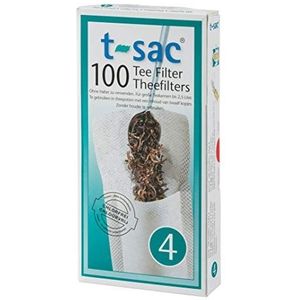 T-Sac Theefilters Nr 4, 100 Stuk, 100 Units