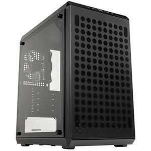 Cooler Master Q300L V2 Micro-ATX Tower, magnetisch patroon stoffilter, USB 3.2 Gen 2x2 (20 GB), gehard glas, CPU-koelers Max 159 mm, GPU Max 360 mm, volledig geventileerde luchtstroom