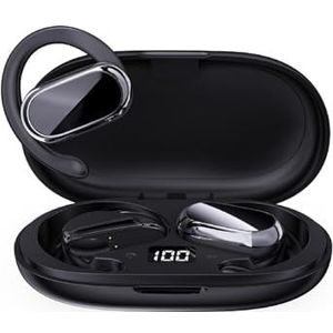 Draadloze Oor Opknoping Bluetooth Headset Open Oor Luchtbeengeleiding Oordopjes Oorloos Uit Oor Hoofdtelefoon Draadloze Bluetooth Verstelbare Overr De Oor Oordopjes OWS Open Oordopjes Niet in Ear voor