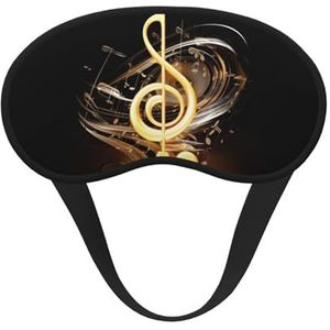 Muzieknoot slaapmasker voor zijslaper, lichtblokkerende nachtmaskers voor slapen oogmasker voor vrouwen mannen oogbedekking zachte comfortabele oogschaduw voor reizen, dutje