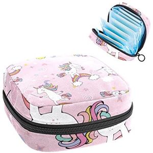 Maandverband Opbergtas,Draagbare maandverband Opbergzak,157674845928773016, Meerkleurig, 4.7x6.6x6.6 in/12x17x17 cm