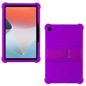 Case Compatibel Met TCL TAB 10L 10.1 inch 8491 Shell Schokbestendig Kinderen Veilig Silicon Cover for TCL Tab10 FHD /Tab10 9460G(Color:PURPLE,Size:For TCL TAB 10L 8491)