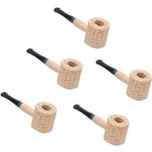 Wdcfxy Natuurlijke maïskolf oefenpijpen, set van 5
